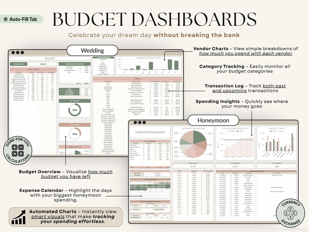 Ultimate Wedding Planner Spreadsheet | Excel & Google Sheets Wedding Planner