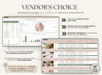 Ultimate Wedding Planner Spreadsheet | Excel & Google Sheets Wedding Planner